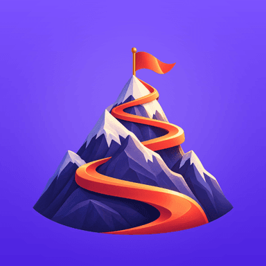 Daily Path mountain and winding trail app icon