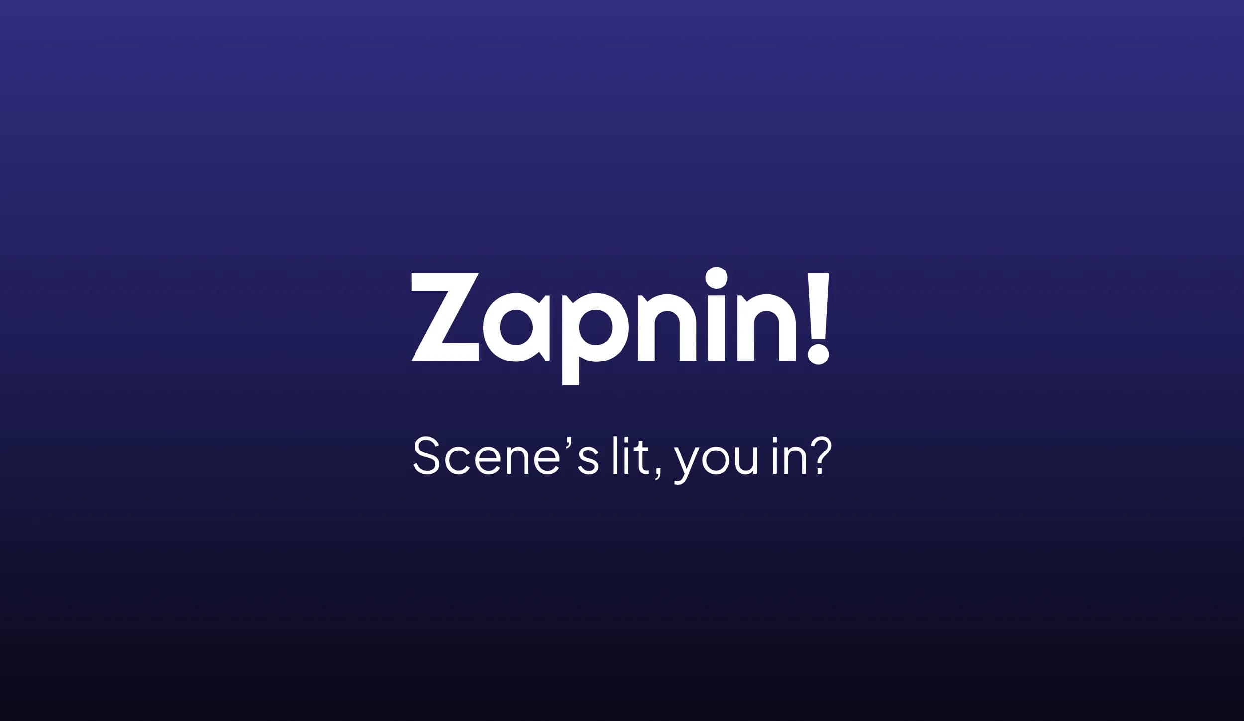 Zapnin, the social planning app