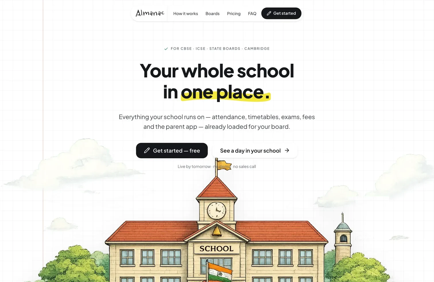 Your whole school in one place screen