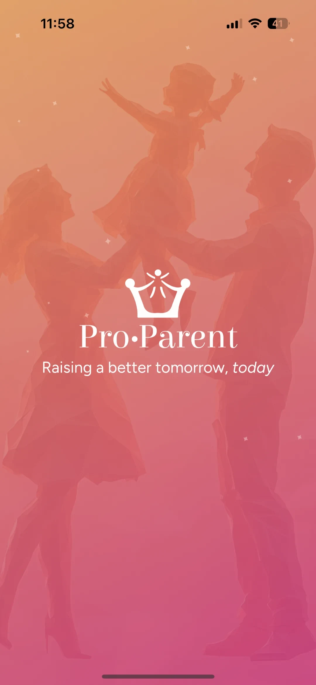 Raising a better tomorrow, today screen