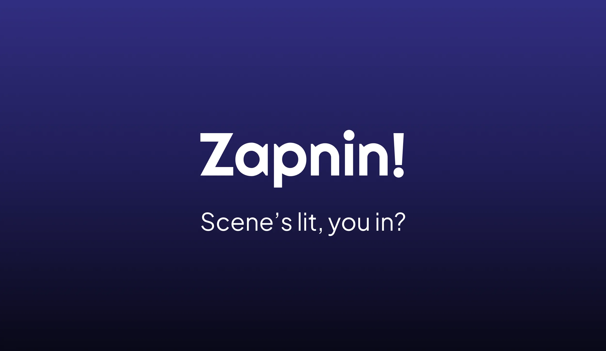 Zapnin, the social planning app